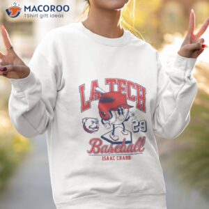 louisiana tech bulldogs isaac crabb 2023 ncaa baseball shirt sweatshirt 2