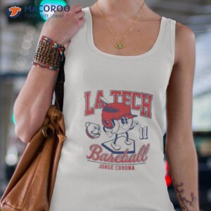 louisiana tech bulldogs jorge corona 2023 ncaa baseball shirt tank top 4