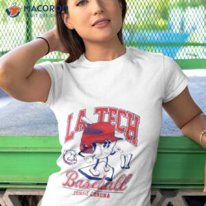 louisiana tech bulldogs jorge corona 2023 ncaa baseball shirt tshirt 1