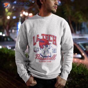 louisiana tech bulldogs karson evans 2023 ncaa baseball shirt sweatshirt