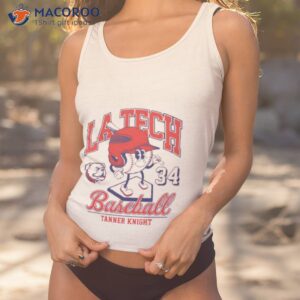 louisiana tech bulldogs tanner knight 2023 ncaa baseball shirt tank top 1