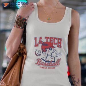 louisiana tech bulldogs tanner knight 2023 ncaa baseball shirt tank top 4