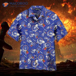 Love Bicycle Bike Pattern Hawaiian Shirts