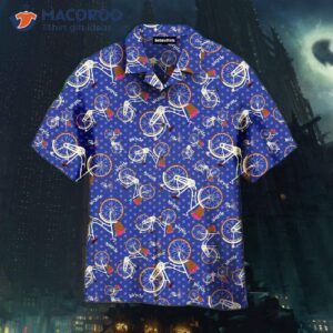 Love Bicycle Bike Pattern Hawaiian Shirts