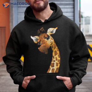 Love Giraffe Wildlife Lovers Tee For Kids Girl Shirt