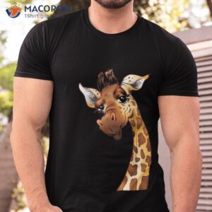 love giraffe wildlife lovers tee for kids girl shirt tshirt