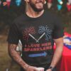 Love Her Sparklers Matching Couple 4th Of July Boyfriend Shirt