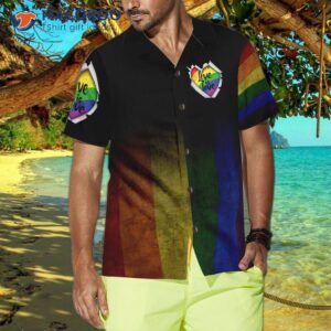 “love Is Amazing Lgbt Hawaiian Shirt”