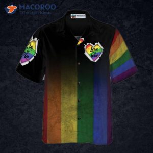 love is amazing lgbt hawaiian shirt 3