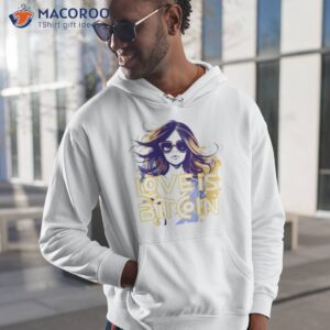 love is bitcoin womens basic shirt hoodie 1