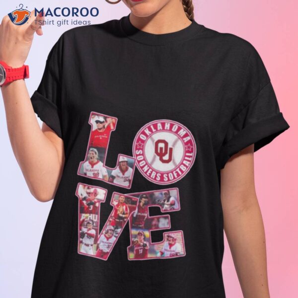 Love Oklahoma Sooners Women’s Softball Shirt