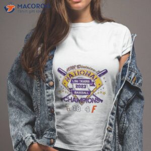 lsu tiger 18 4 florida 2023 2023 college world series champions finals score shirt tshirt 2