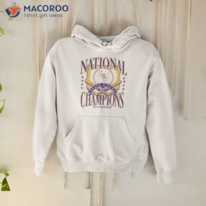 lsu tigers 2023 baseball national champions home plate shirt hoodie