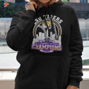 lsu tigers skyline 2023 ncaa baseball national champions shirt hoodie