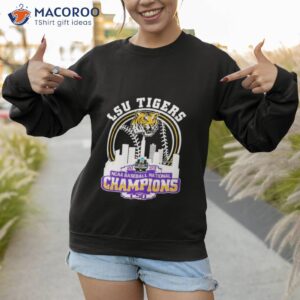 lsu tigers skyline 2023 ncaa baseball national champions shirt sweatshirt