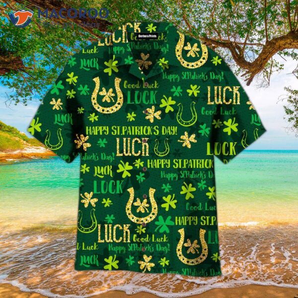 Lucky Charm St. Patrick’s Day Green Hawaiian Shirts