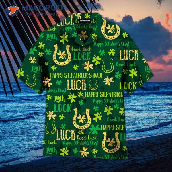 Lucky Charm St. Patrick’s Day Green Hawaiian Shirts