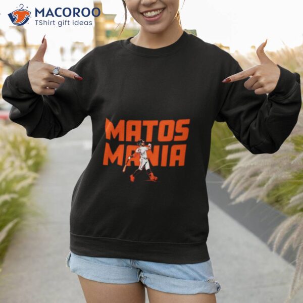 Luis Matos Mania San Francisco Giants Baseball Shirt