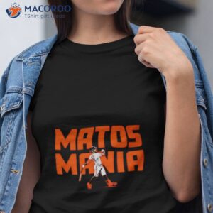 luis matos mania san francisco giants baseball shirt tshirt