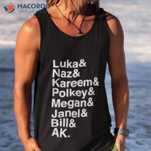 luka naz kareem polkey megan janel bill ak shirt tank top