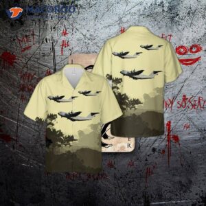 Luxembourg Armed Forces Airbus A400m Hawaiian-style Shirt