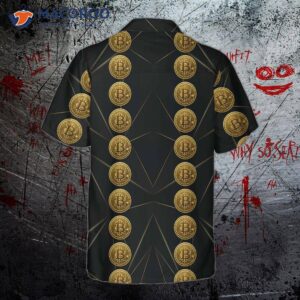 luxury golden bitcoin hawaiian shirt unique shirt for amp 1