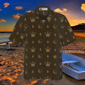 luxury royal golf ball crown v2 hawaiian shirt 4