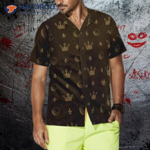 luxury royal golf ball crown v2 hawaiian shirt 6