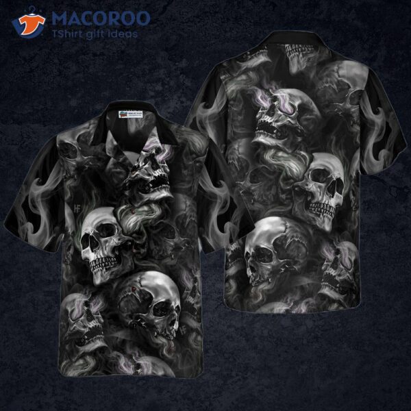 Luxury Skull Smoke V2 Hawaiian Shirt