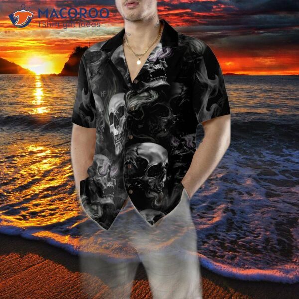 Luxury Skull Smoke V2 Hawaiian Shirt