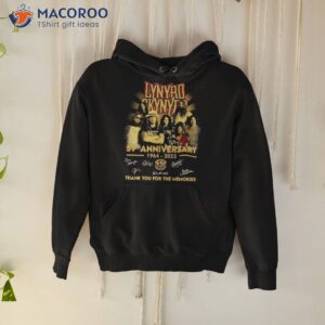 lynyrd skynyrd 59th anniversary 1964 2023 thank you for the memories signatures shirt 2 hoodie