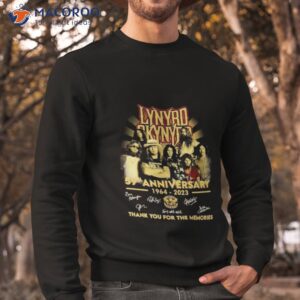 lynyrd skynyrd 59th anniversary 1964 2023 thank you for the memories signatures shirt 2 sweatshirt