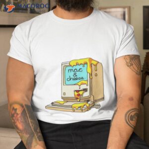 mac and cheese computer shirt tshirt