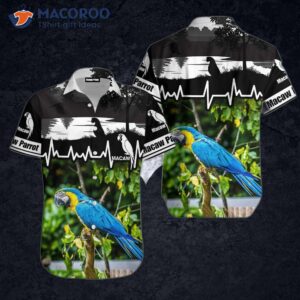 macaw parrots love nature hawaiian shirts 0