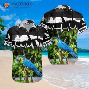 macaw parrots love nature hawaiian shirts 1
