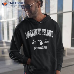 Mackinac Island Michigan Mi Vintage Throwback Souvenir Shirt