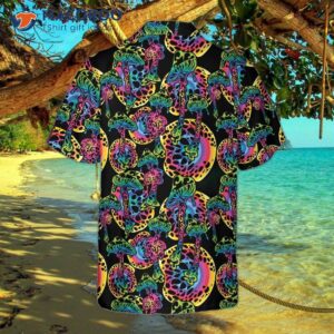 Magic Mushroom Seamless Pattern Hawaiian Shirt, Unique Print Shirt
