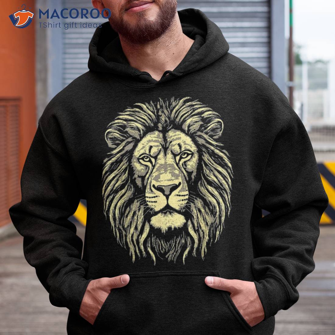 Majestic Lion Face Mane Man Big Cat Jungle King Shirt