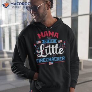 mama of the little firecracker 4th july american flag shirt hoodie 1