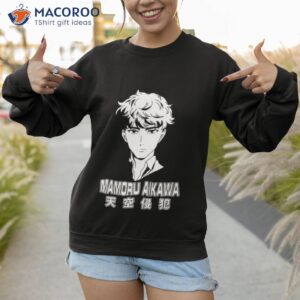 mamoru aikawa character high rise invasion shirt sweatshirt