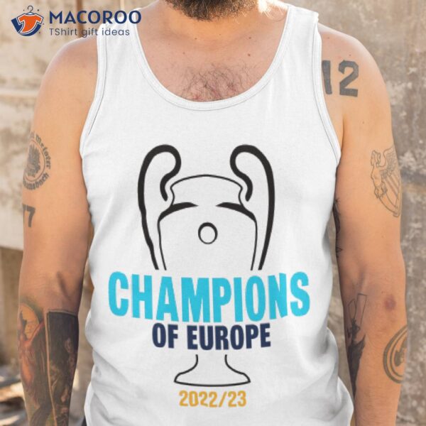Manchester Champions Of Europe 2022-2023 Shirt