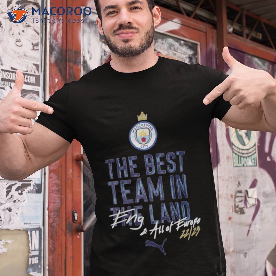 Manchester City The Best Team In The Land 2023 Season Shirt Manchester City The Best Team In The Land 2023 Season Shirt