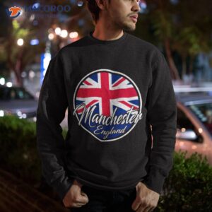 manchester england union jack shirt sweatshirt