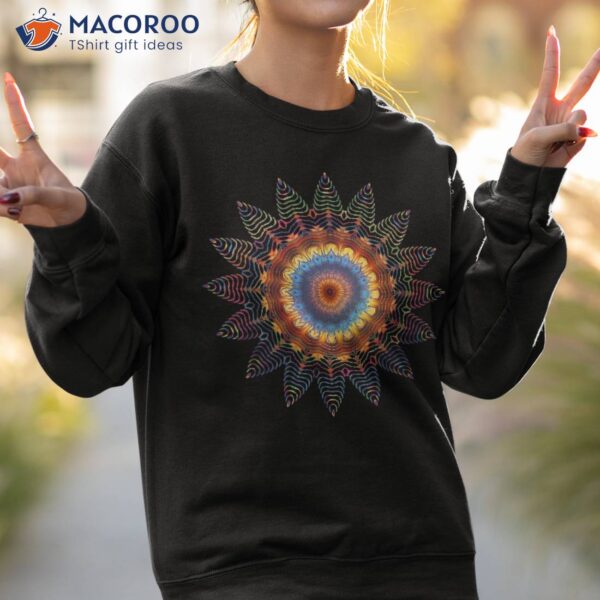 Mandala Sacred Geometry Prana Art Yoga Mantra Om Good Vibe Shirt