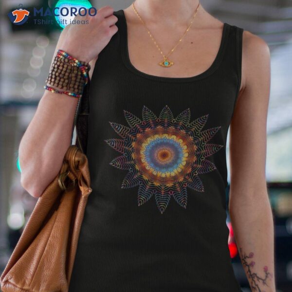 Mandala Sacred Geometry Prana Art Yoga Mantra Om Good Vibe Shirt