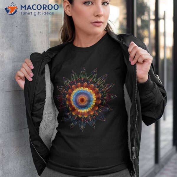 Mandala Sacred Geometry Prana Art Yoga Mantra Om Good Vibe Shirt