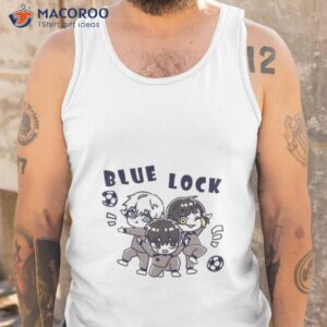 manga chibi character anime blue lock shirt tank top