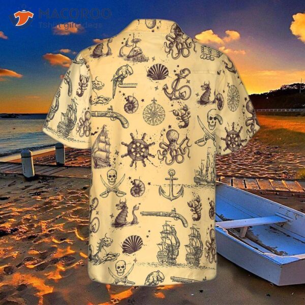 Map Of The King Pirate Hawaiian Shirt