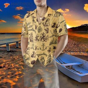 map of the king pirate hawaiian shirt 4