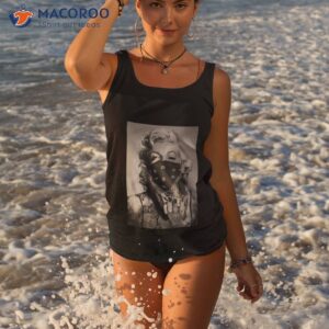 marilyn monroe black bandana t shirt tank top